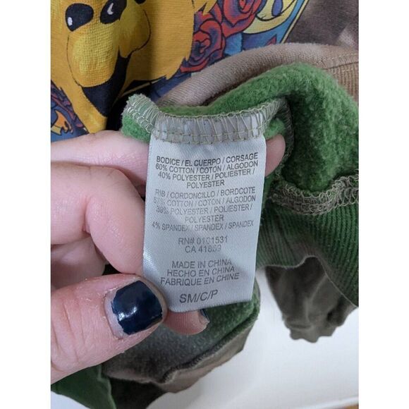 Grateful Dead Forever Grateful Tie-Dye Crew Neck Graphic Sweatshirt - Size SM - Picture 7 of 7